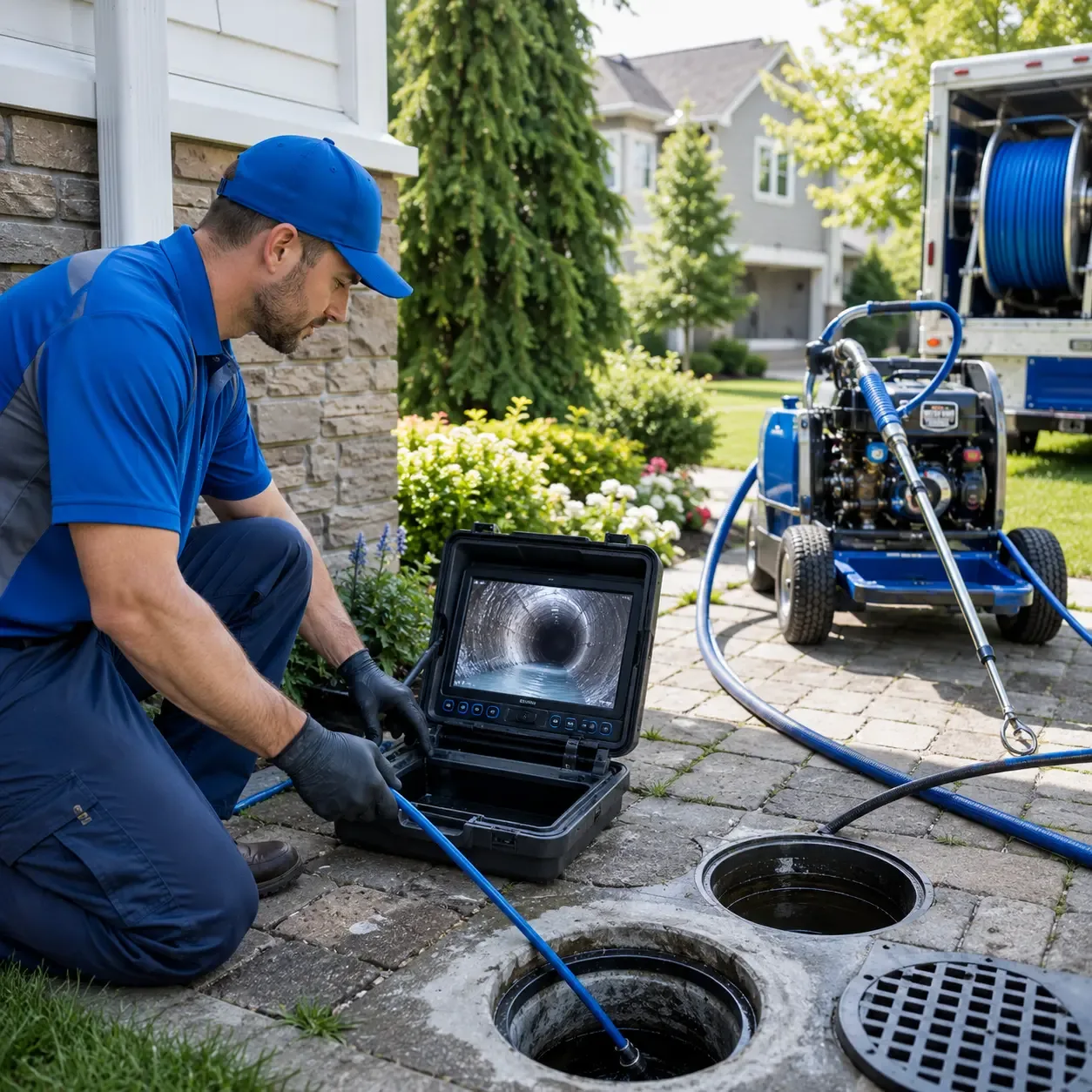 Outdoor drain cleaning professionals serving West Burlington, IA